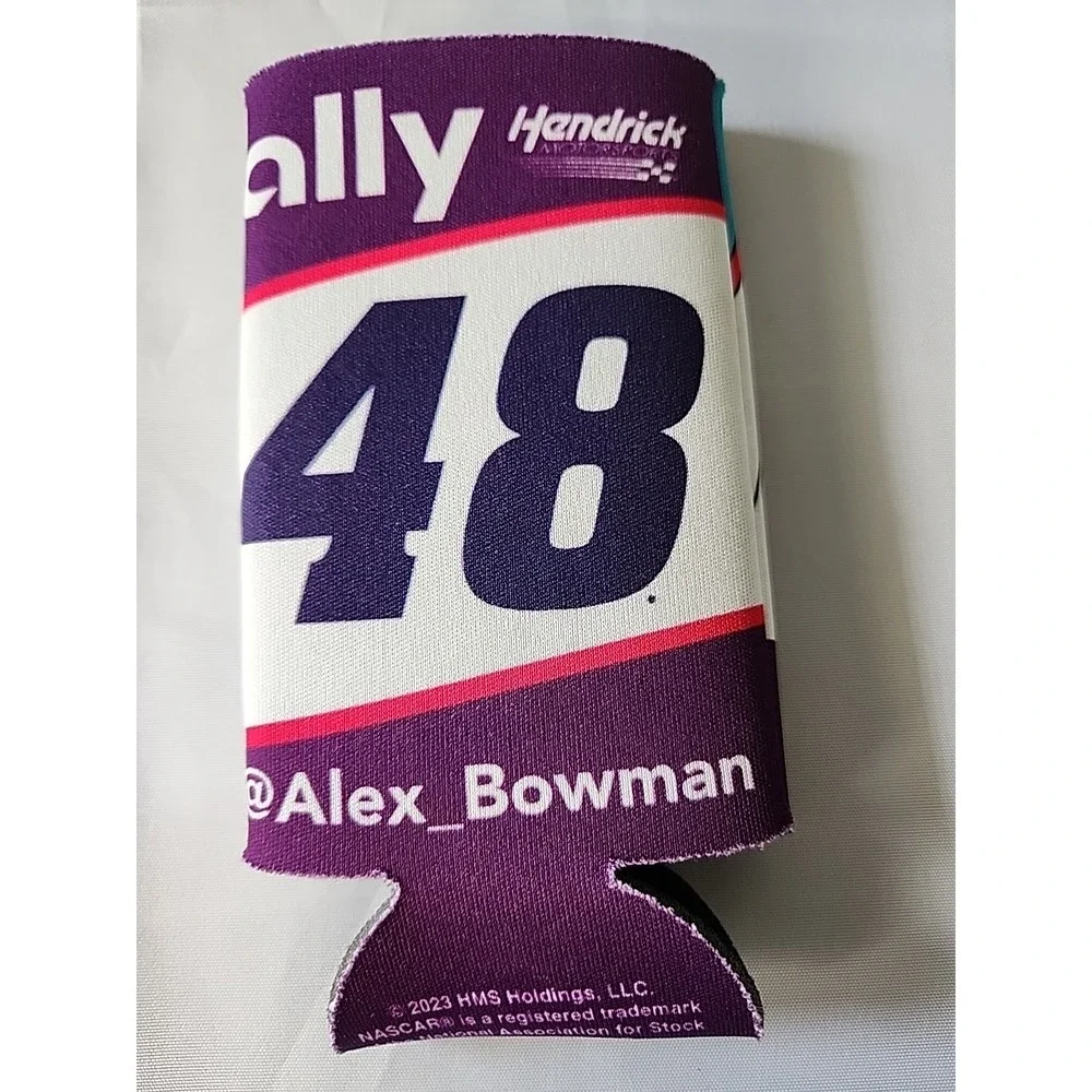 New Lot 2 NASCAR Can Koozies Alex Bowman #48 & Kyle Larson #42 + RCCA NWOT